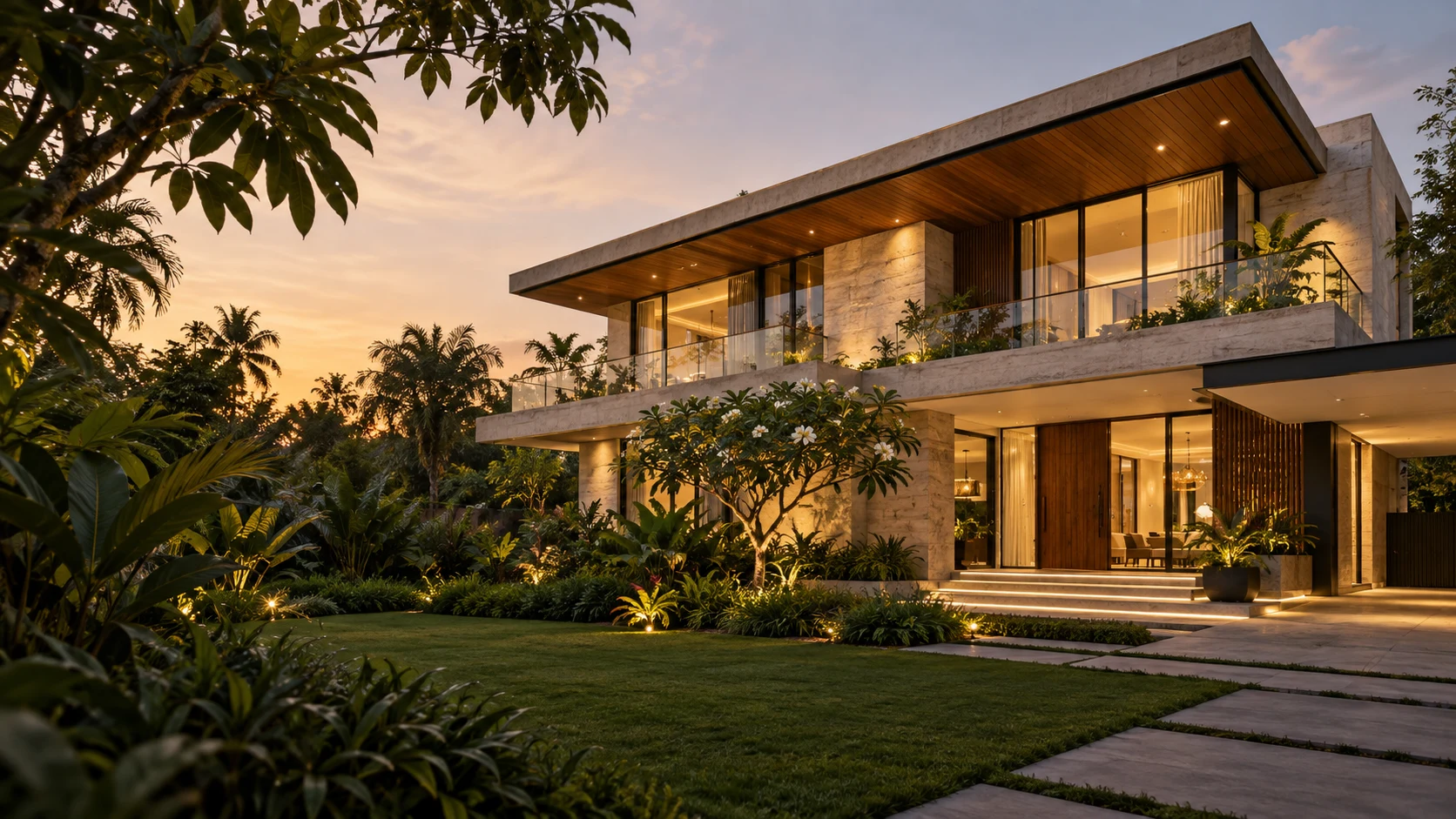 Illustrative contemporary home design